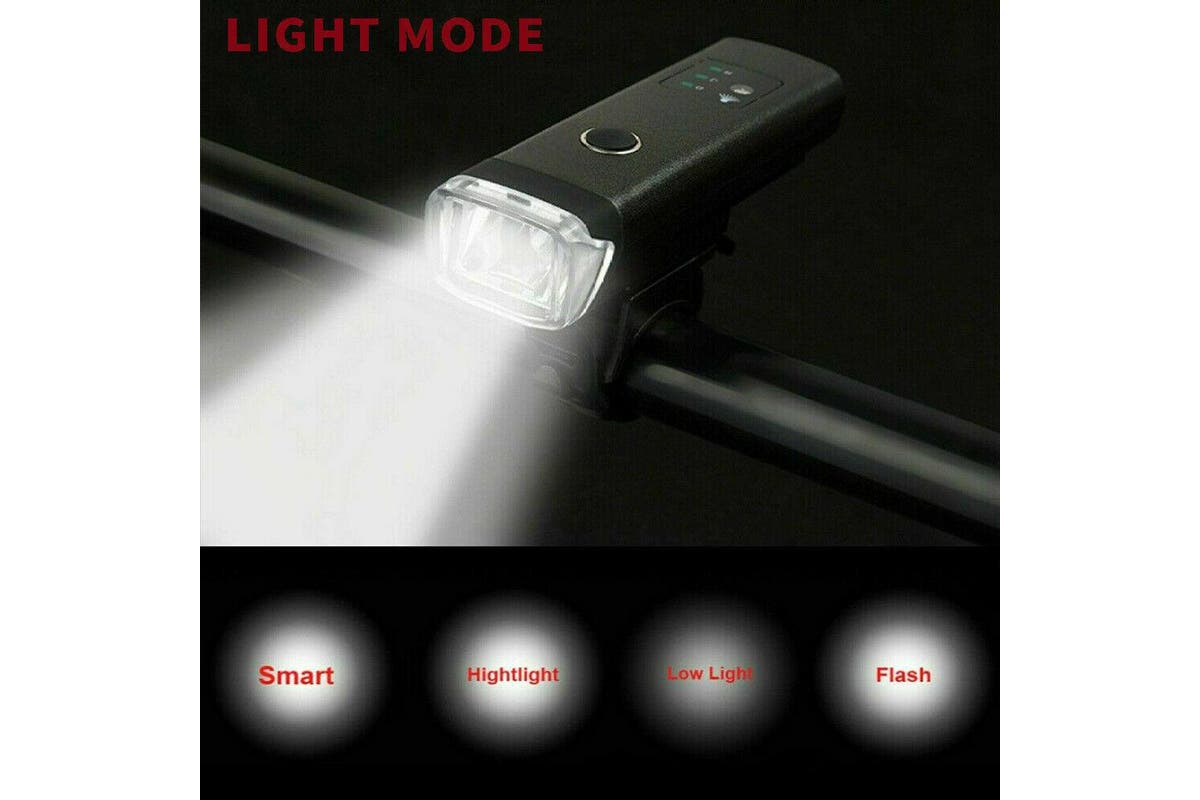 Waterproof Rechargeable LED Bike Bicycle Light USB Cycle Front Back Headlight