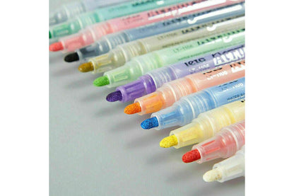 24 Colours Acrylic Paint Pens For Rock Painting Stone Ceramic Glass Rock Markers