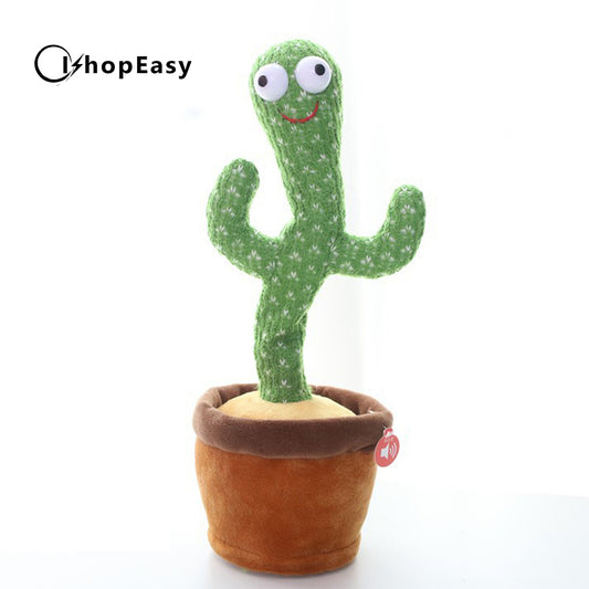 Dancing Cactus Plush Toy Electronic Shake with Song Cute Dance Succulent Gifts