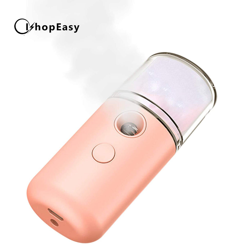 Portable Cool Mist Facial Steamer SPA Moisturizing Hydrating Face Sprayer USB Reable Handy Mist Sprayer