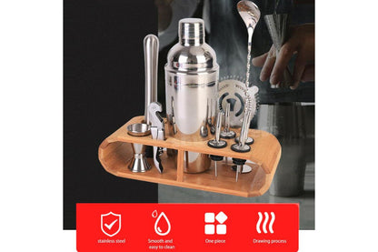 12 Pcs Cocktail Shaker Set Mixer Martini Strainer Bartender Kit Spirits Maker Bar