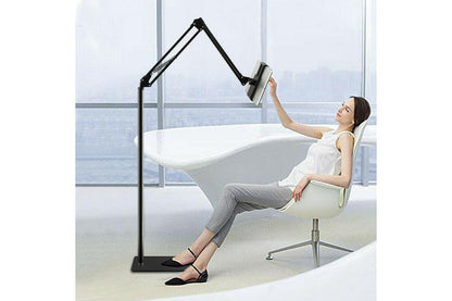 Adjustable Hands Free Floor Stand Holder For Tablet Smart Phone up to 12.9 inch Compatible with Ipad