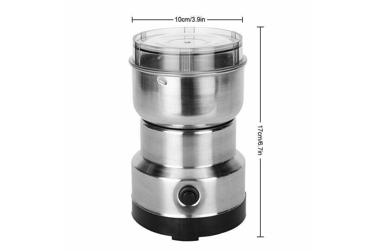 Electric Coffee Grinder Grinding Milling Bean Nut Spice Matte Blender 220V