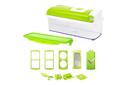 13IN1 A Food Slicer Fruit Cutter Dicer Nicer Container Chopper Peeler Vegetable