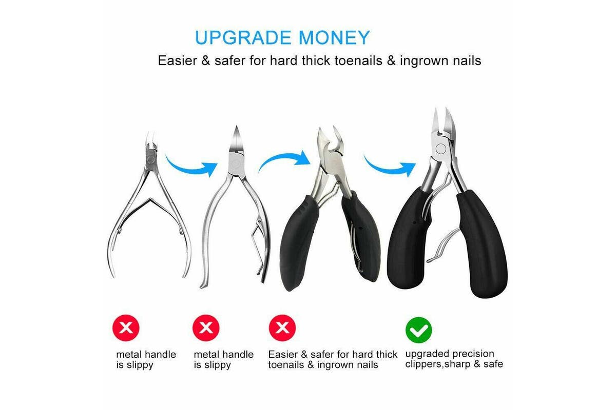 Toe Nail Cutter Clipper Nippers Chiropody Fungus Ingrown Manicure Tool Scissors