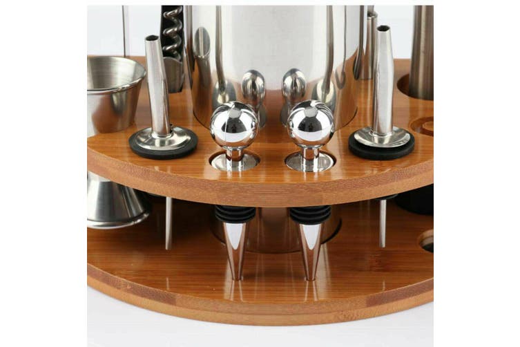 12PCS Cocktail Shaker Set Maker Mixer Martini Spirits Bar Strainer Bartender Kit