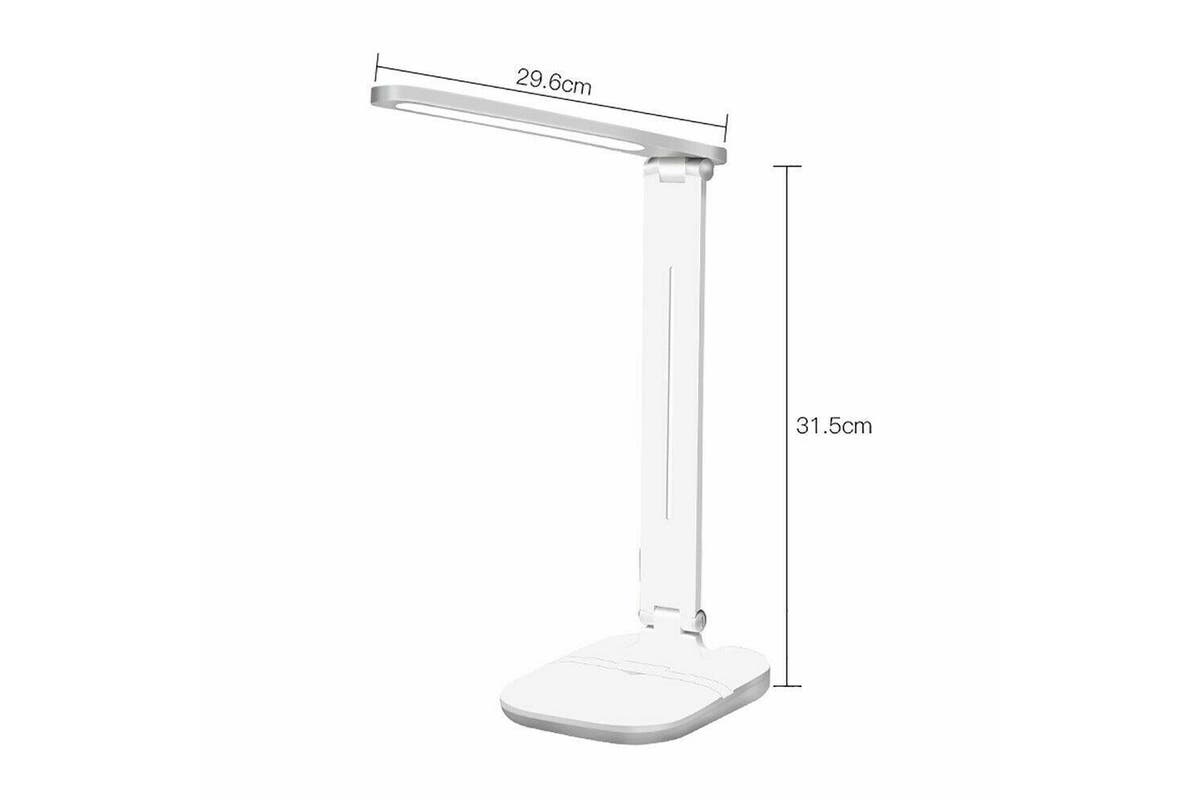 Touch LED Desk Lamp Bedside Study Reading Table Light USB Ports Dimmable