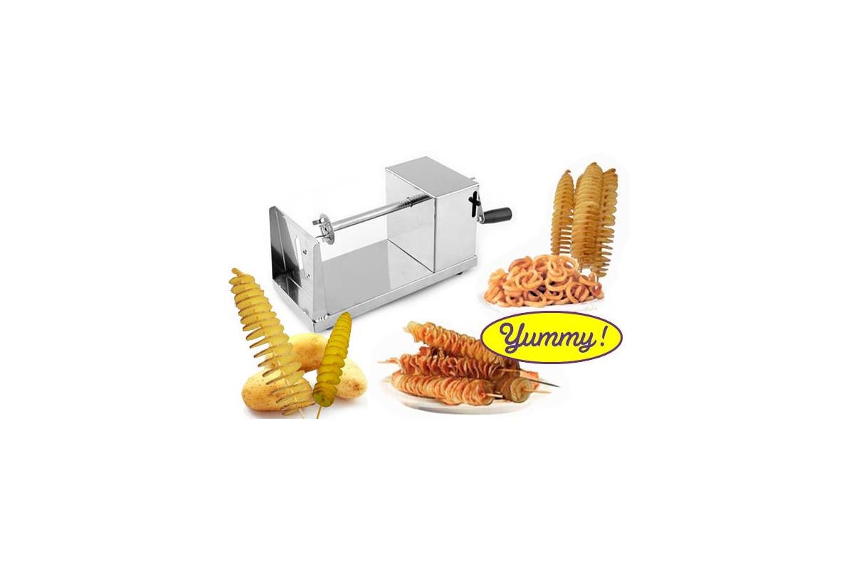 Potato Twister Tornado Slicer Automatic Cutter Machine Spiral Kitchen New Brand