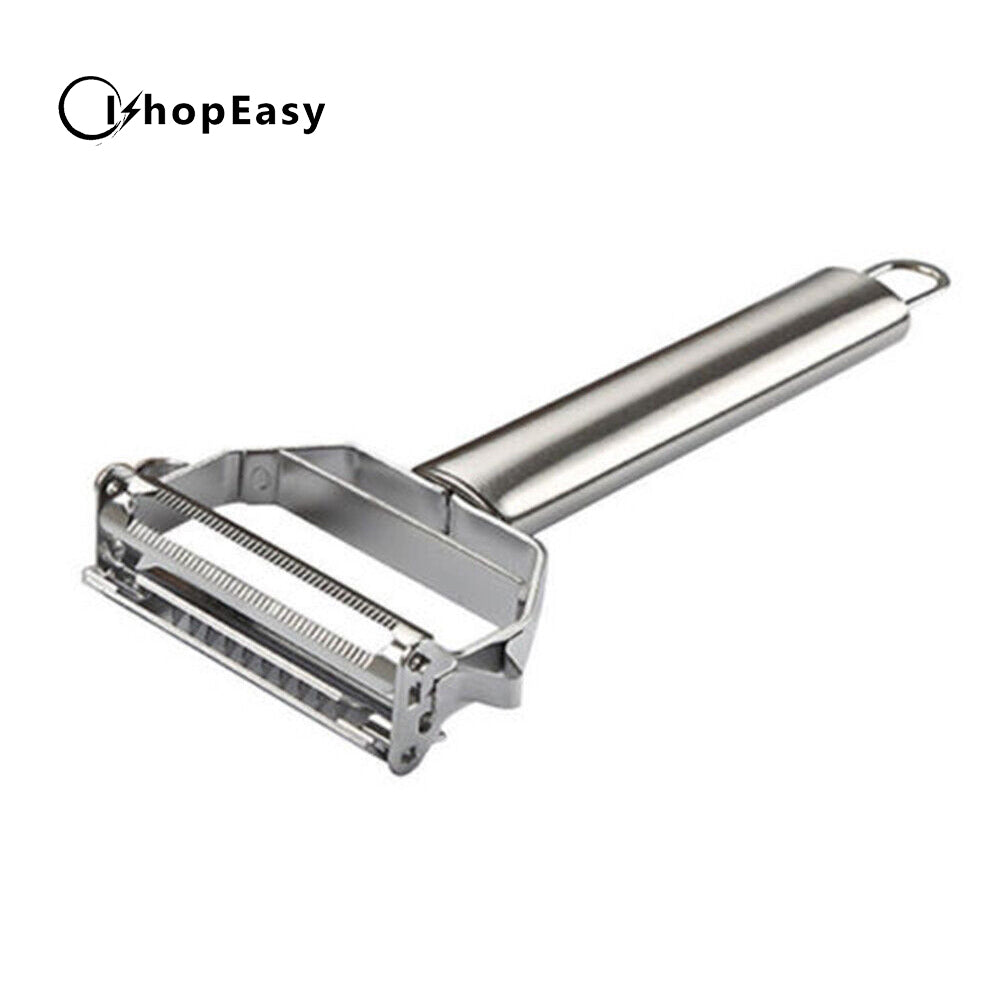 Stainless Steel Serrated Cutter Fruit Peeler Slicer Potato Vegetable