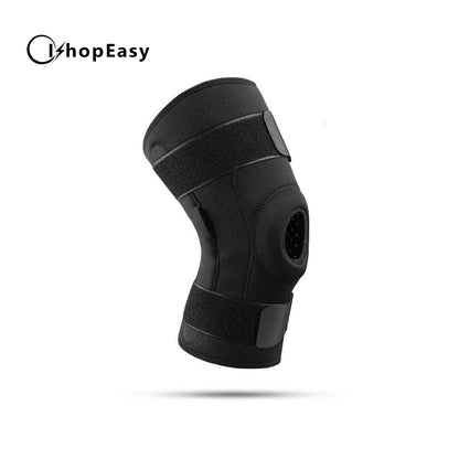 Hinged Knee Brace Adjustable Open Patella Support Swollen Tendon Ligament ACL XL