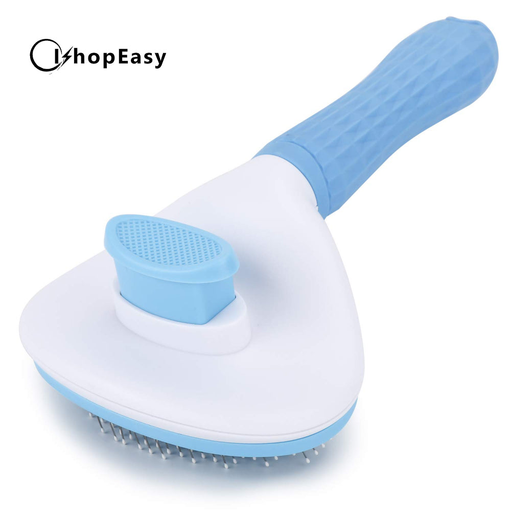 Self Cleaning Slicker Brush, Dog Cat Bunny Pet Grooming Shedding