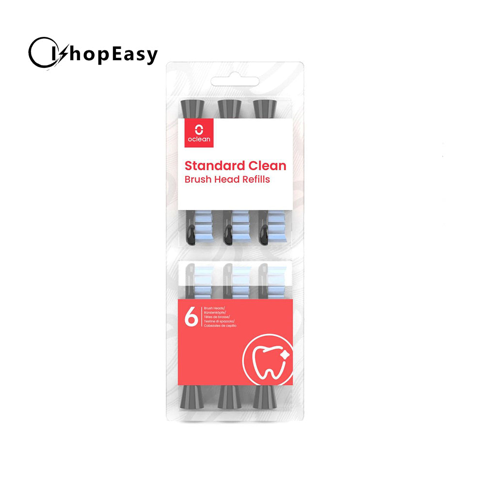 Oclean Standard Clean Brush Head 6 Pack