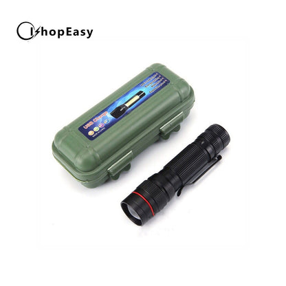 Super Bright Zoomable Torch Led Flashlight USB Rechargeable Tactical light