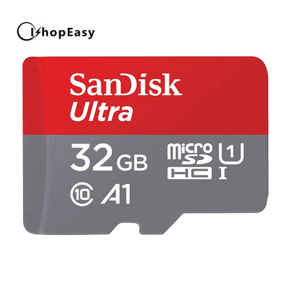 SanDisk 32GB Ultra microSDHC UHS-I Memory Card with Adapter - 120MB/s, C10, U1, Full HD, A1, Micro SD Card