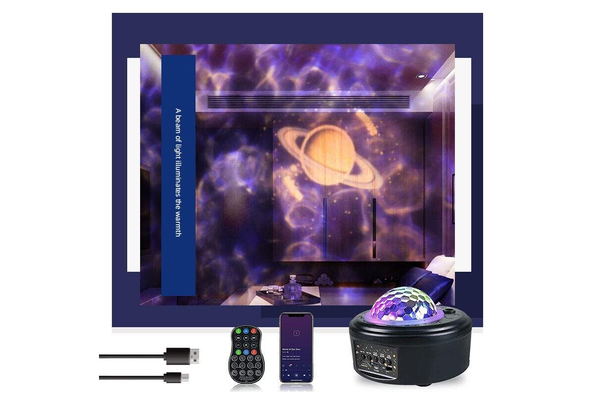 LED Planet Starry Night Light Projector Star Sky Party Baby Kids Room Lamp