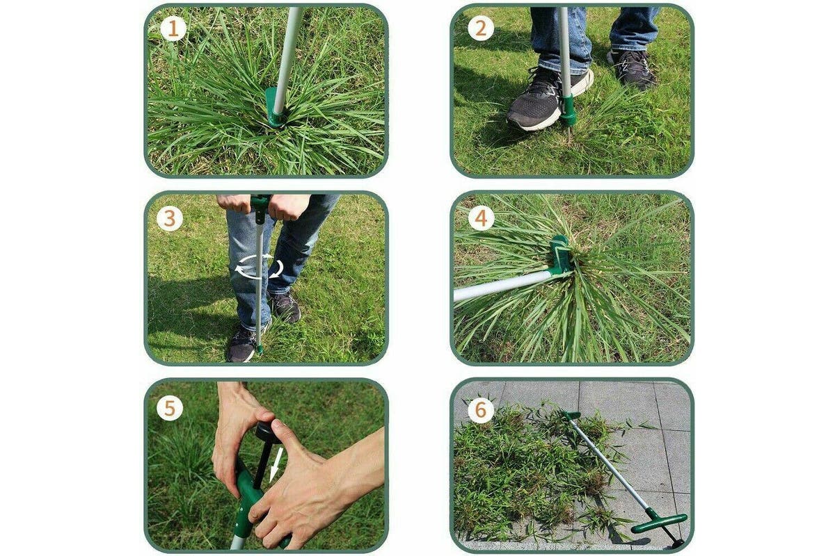 Weed Puller Weeder Twister Twist Pull Garden Lawn Root Killer Remover Tool