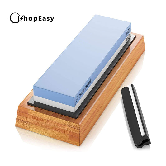 Sharp Pebble Premium Whetstone Knife Sharpening Stone 2 Side Grit 1000/6000