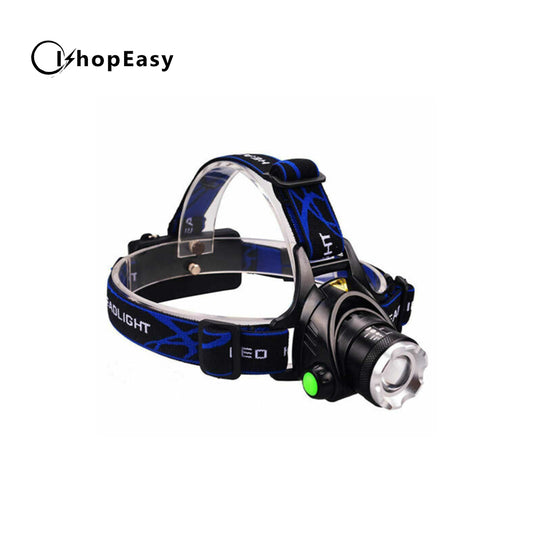 100000LM Zoomable LED Headlamp Rechargeable Headlight CREE XML T6 Head Torch