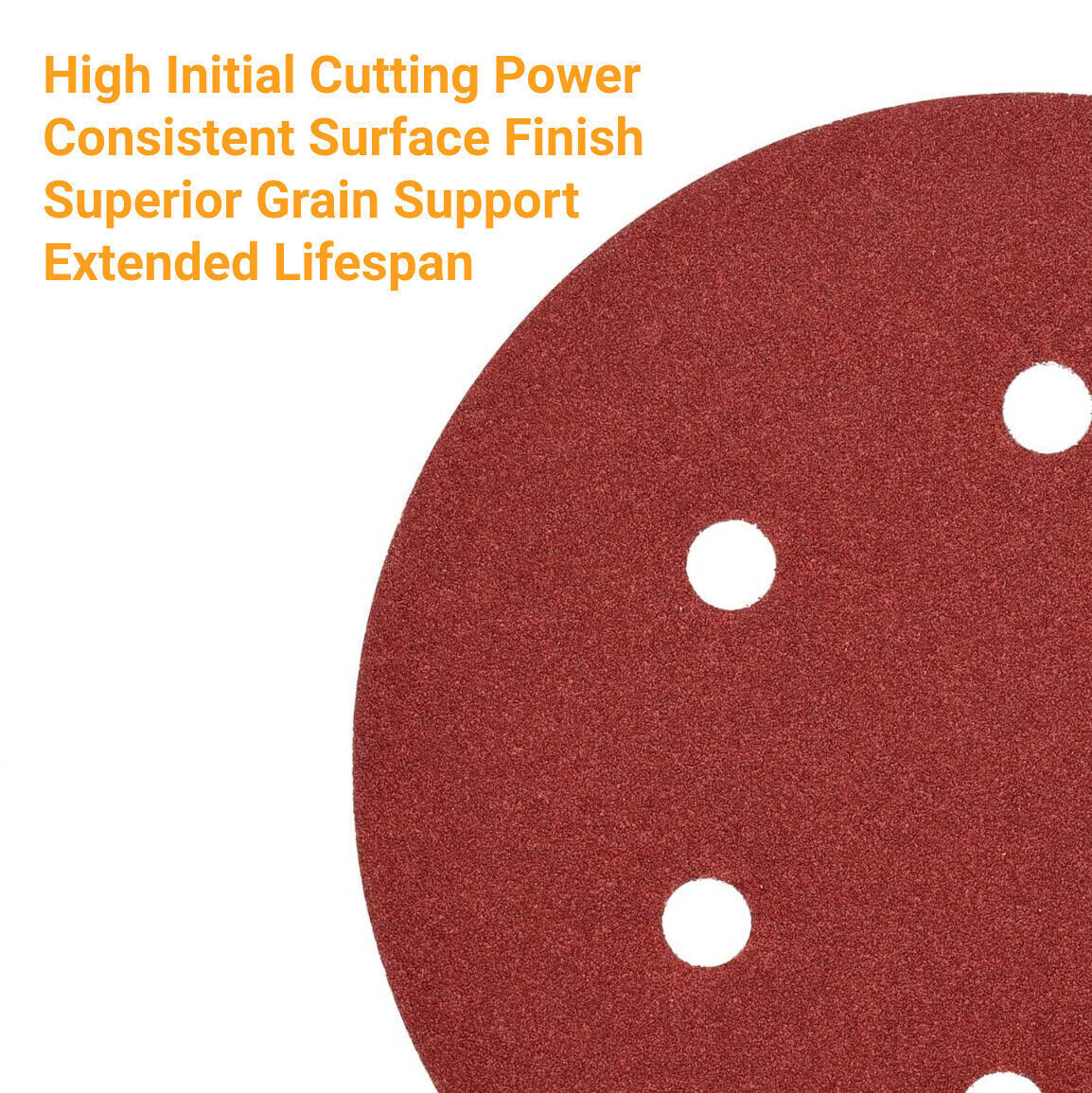 150PCS 6" Sanding Discs Pads 150mm 60 - 240 Grit Mixed Orbital Sander Sandpaper