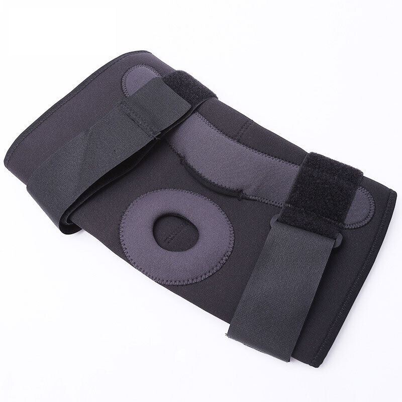 Hinged Knee Brace Adjustable Open Patella Support Swollen Tendon Ligament ACL XL