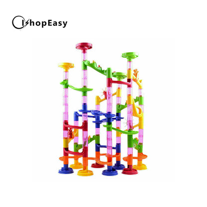 105Pcs Marble Run Race Construction Maze Ball Track DIY Building Block Kids Toy