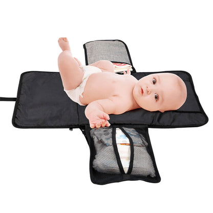 Portable Changing Mat Pad Baby Infant Nappy Diaper Cover Foldable Change Clutch