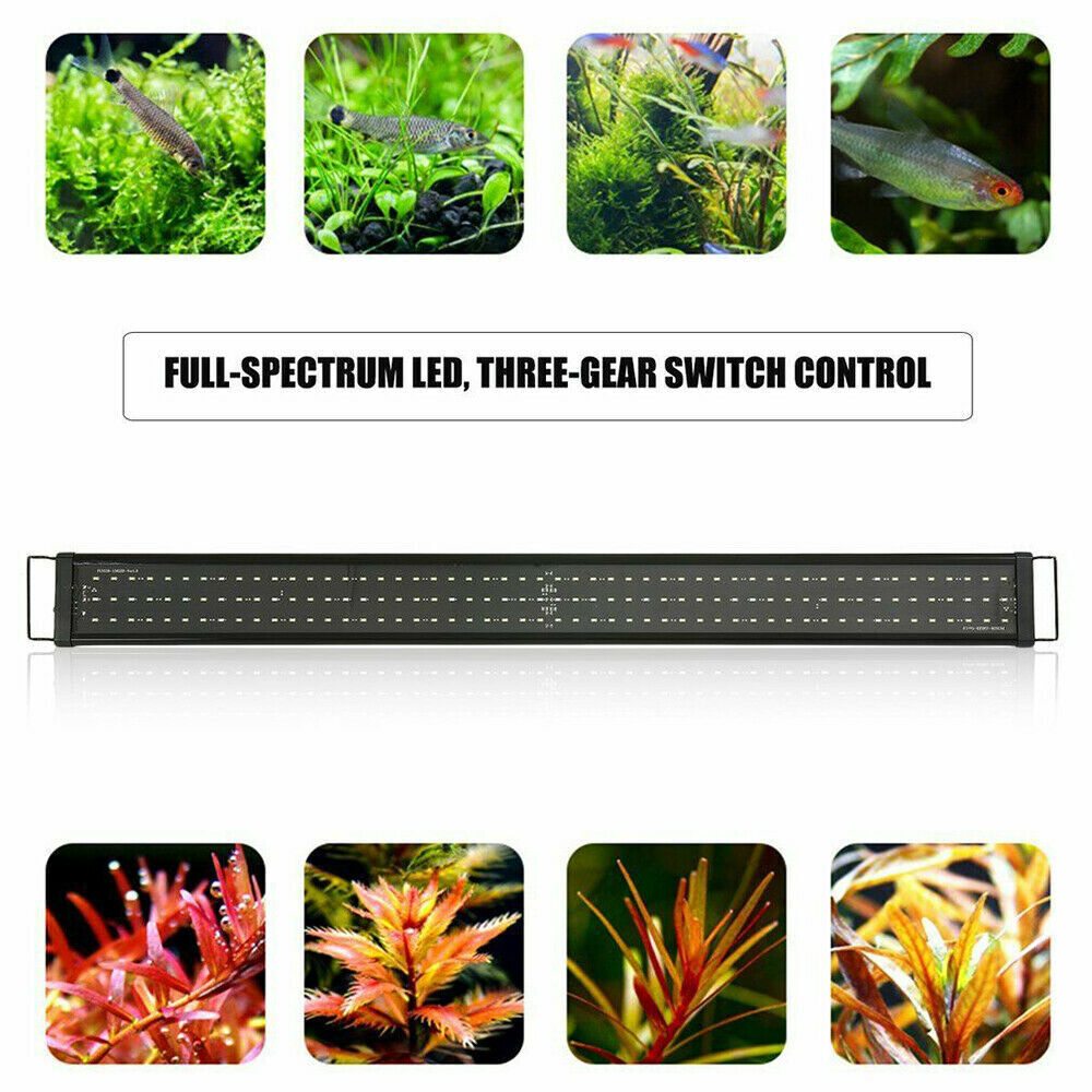 Ishopeasy 90cm Aquarium LED Light Lighting Full Spectrum Aqua Plant Fish Tank Lamp