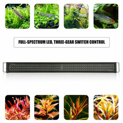 Ishopeasy 90cm Aquarium LED Light Lighting Full Spectrum Aqua Plant Fish Tank Lamp