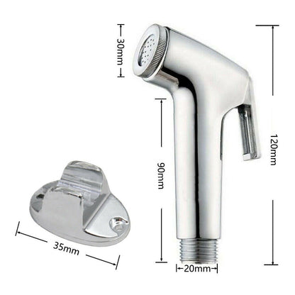 Stainless Steel Handheld Douche Bidet Toilet Spray Shower Shattaf Spray Head and Hose