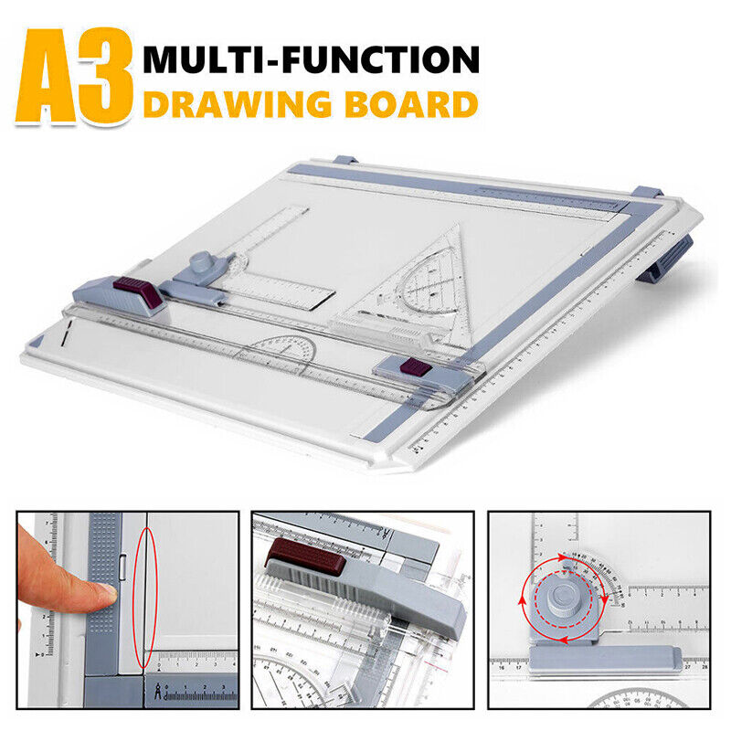 PRO A3 Drawing Board Table with Parallel Motion and Adjustable Angle Drafting