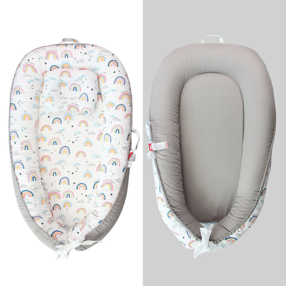 Baby Nest Bed Lounger Sleeping Portable Pillow Newborn Bassinet Crib Cot