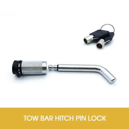 Hitch Pin Lock Security Tow Ball Bar L type Caravan Trailer Anti Theft