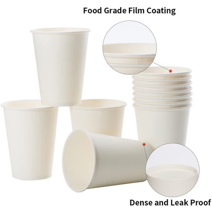 Disposable Coffee Cups 12oz Bulk Takeaway Paper Triple Wall Take Away