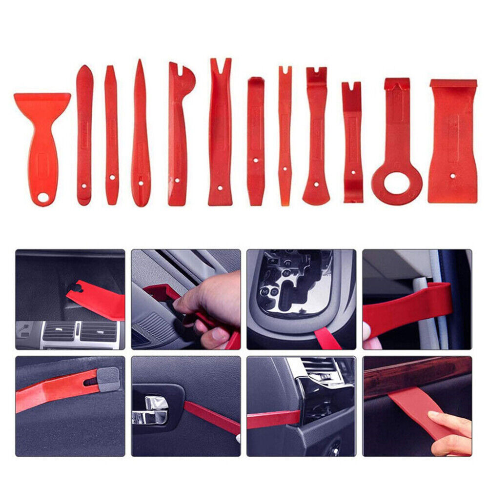 Ishopeasy 158xCar Trim Removal Tool Auto Hand Tools Pry Bar Dash Panel Door Interior Kits