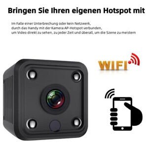 Ishopeasy 4K HD Mini WiFi Wireless IP Hidden Spy Camera Cam Network Monitor Night Vision