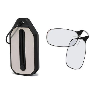 Flexible Portable Mini Nose Clip Reading Glasses Wallet Pocket Phone +2.00