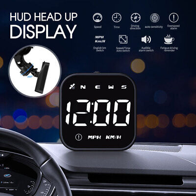 Ishopeasy Universal Digital GPS Speedometer Car HUD Head Up Display MPH/KM Overspeed Alarm