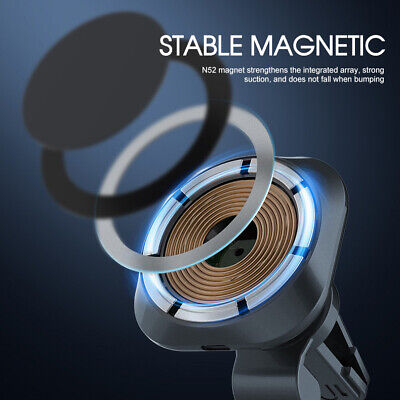 Magnetic Wireless Car Fast Charger Mount Holder For iPhone 11 12 13 14 Pro Max