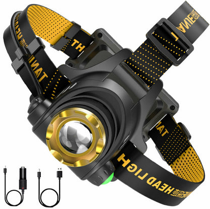 12000000lm LED Headlamp USB Rechargeable Headlight Head Torch Lamp Flashlight