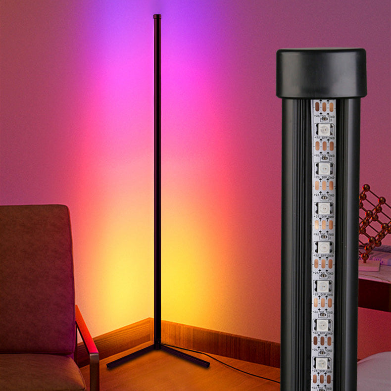 156CM RGB Floor Corner Lamp Light Stand bluetooth+Remote Control LED Streaming