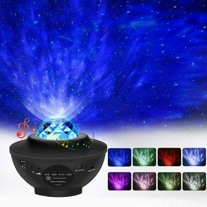 LED Galaxy Starry Night Light Projector Ocean Star Sky Party Kids Baby Room Lamp