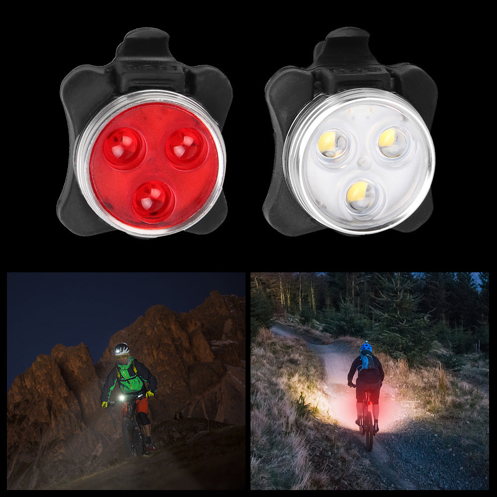 Waterproof Bicycle Bike Front Rear Tail Light Lamp USB Rechargeable Headlight AU