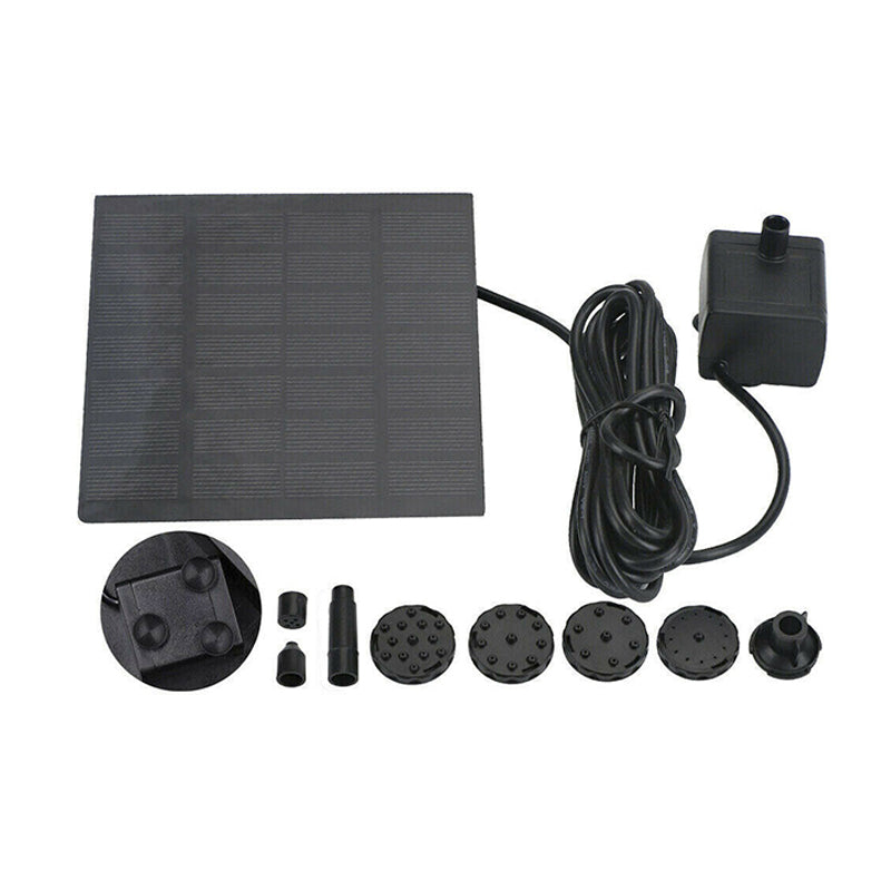 1.5W Solar Powered Water Fountain Pump Bird Bath Pond Pool Garden