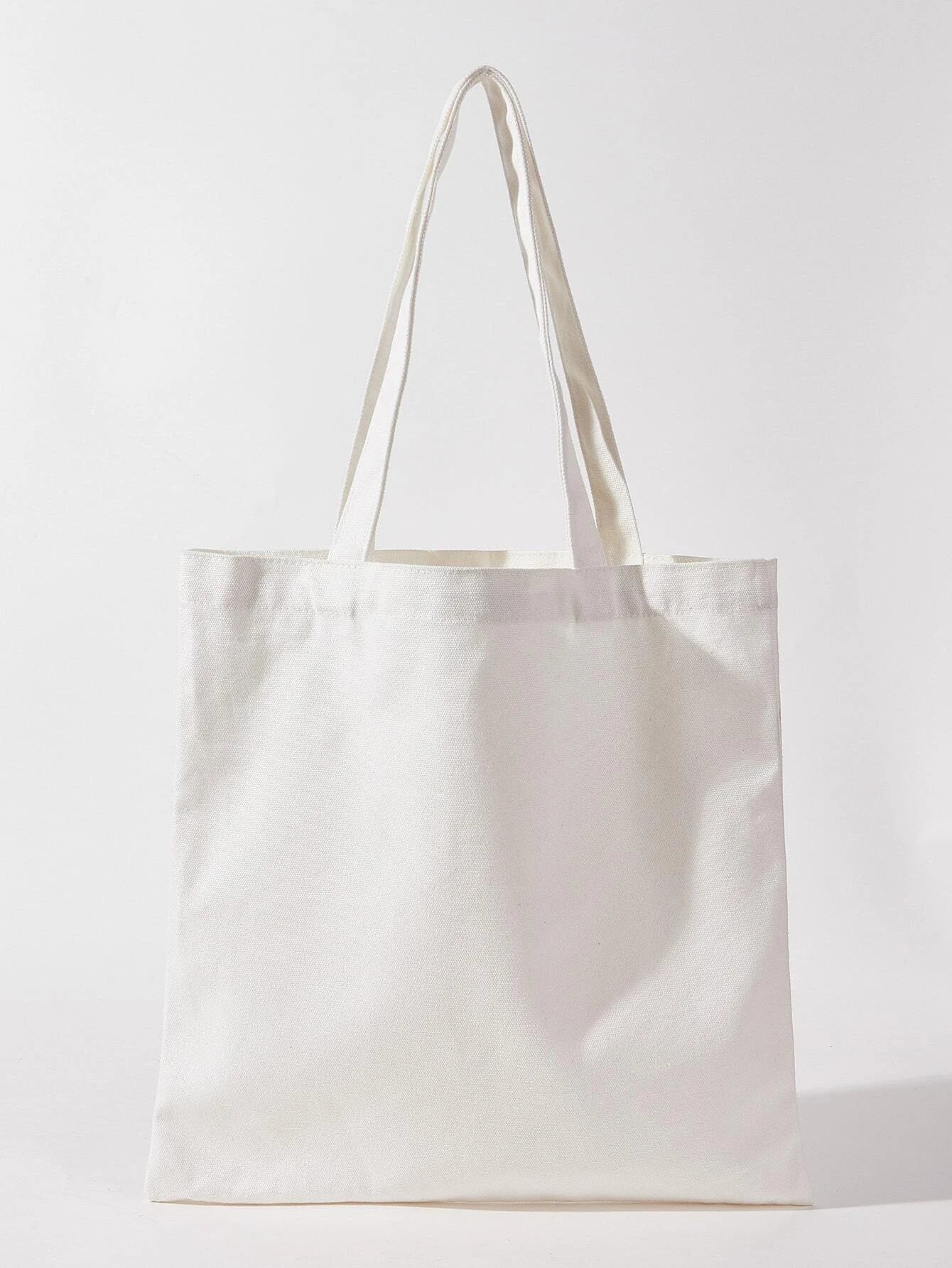 Dog Print Canvas Tote Bag