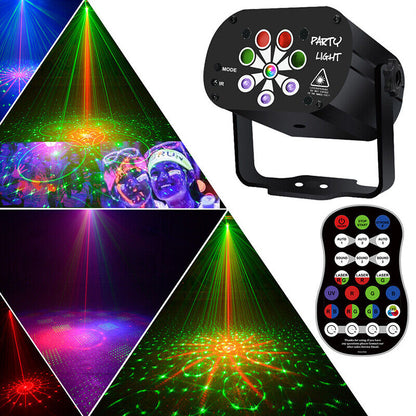 240 Patterns Disco Lights RGB Laser Projector Stage Lighting Party KTV Club Lamp