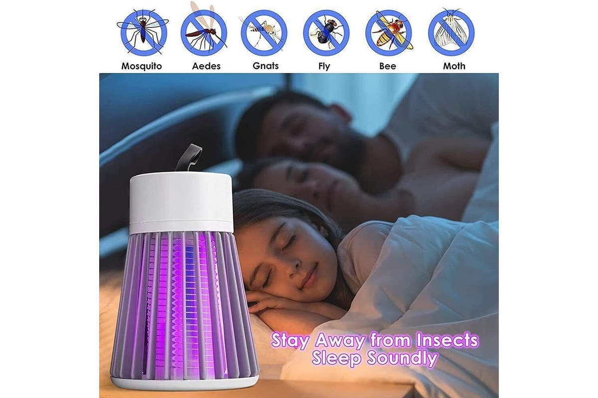 Electric Mosquito Killer Lamp Insect Catcher Fly Bug Zapper Trap LED UV Mozzie