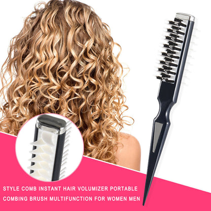 Volumia Style Comb - Instant Hair Volumizer Comb Sharks Back Combing Brush