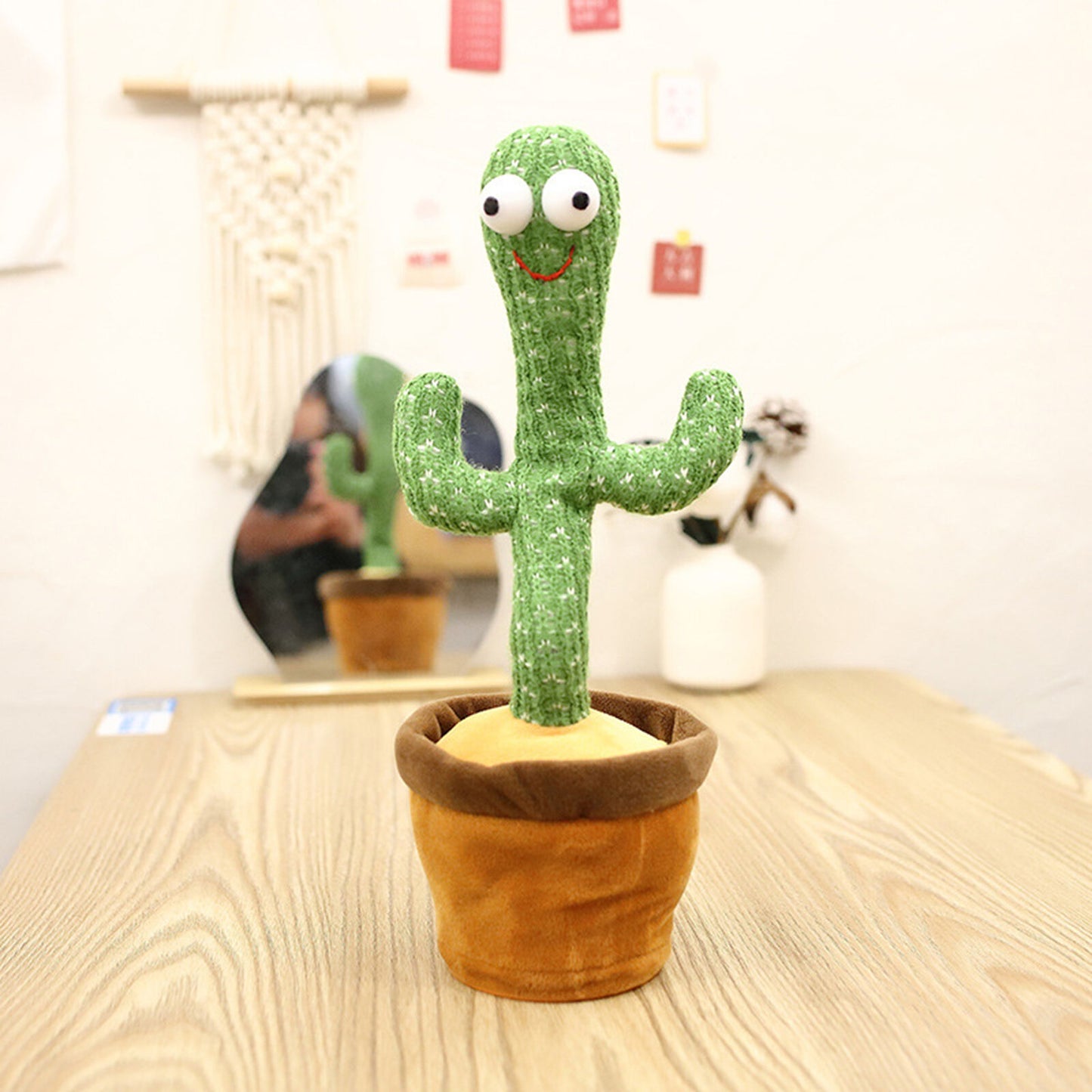 Dancing Cactus Plush Toy Electronic Shake with Song Cute Dance Succulent Gifts