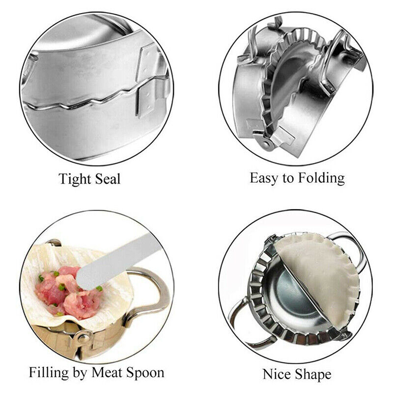 Stainless Steel Dough Press Maker Dumpling Pie Ravioli Making Mold Mould Tool