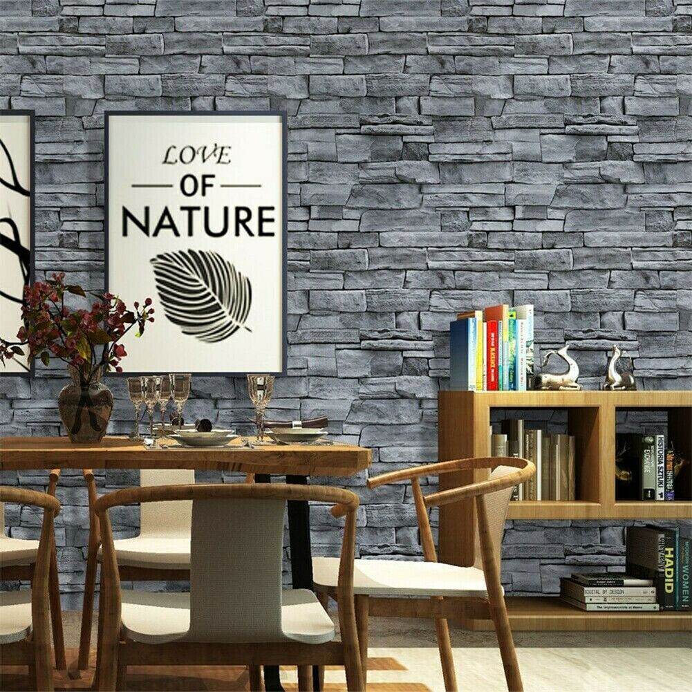 6M Wood Grain Wallpaper Self Adhesive Furniture Wall Sticker Vinyl Wrap Decor